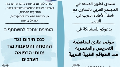 بلدية كفر قرع: استضافة مؤتمر طارئ لمواجهة التحريض والعنصرية ضد الطواقم الطبية العربية